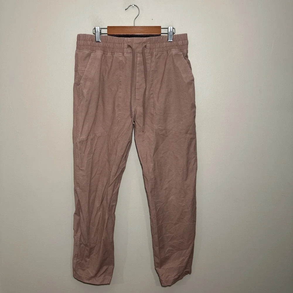 Lululemon ABC Jogger‎ Men's Medium Drawstring Athleisure Cotton Blend Earth Clay